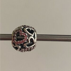 Pandora “Falling In Love” Heart Openworks Charm